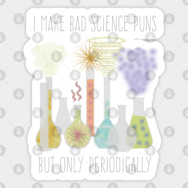 Science Pun Sticker by ahadden